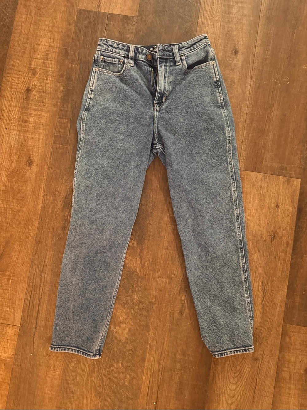 Hollister High-Rise Light Wash Tapered Jeans